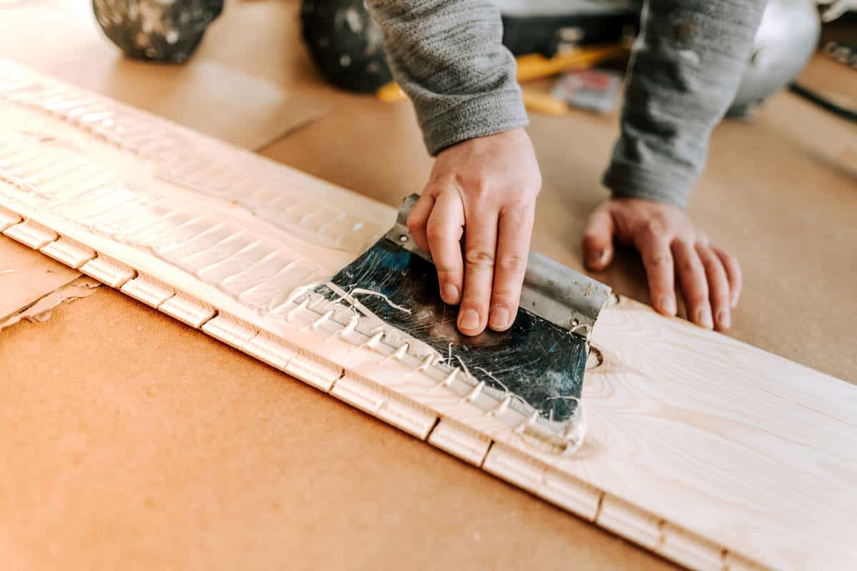 how to remove dried glue from wood