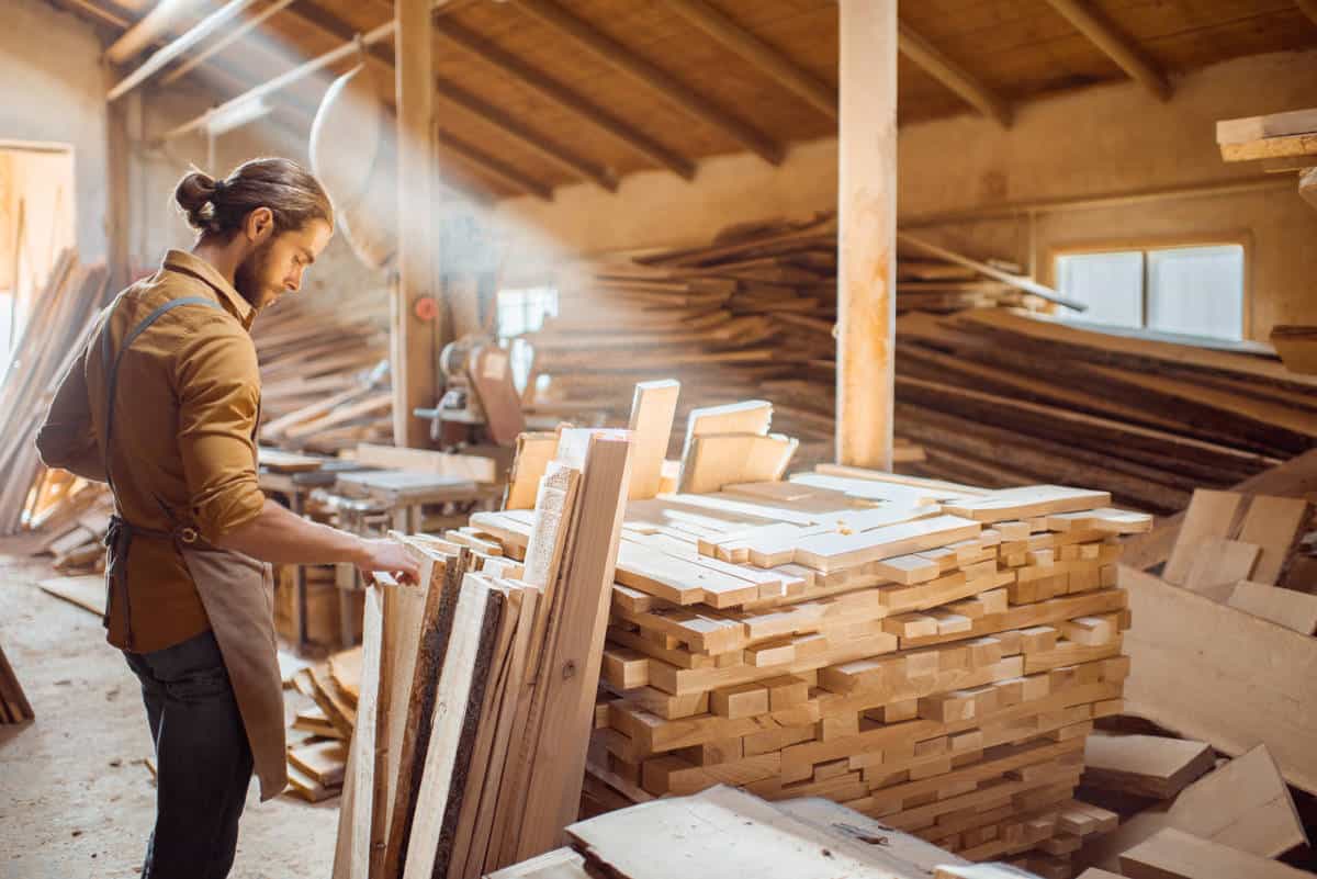 lumber storage ideas