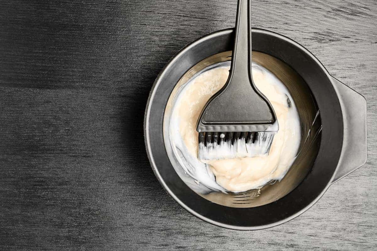 how to get hair dye out of wood floor