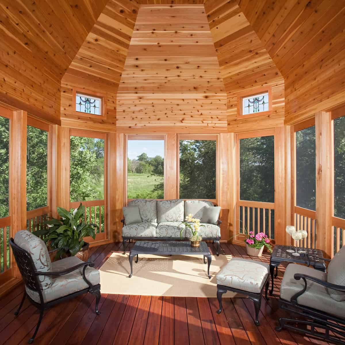 best clear finish for knotty pine ceiling